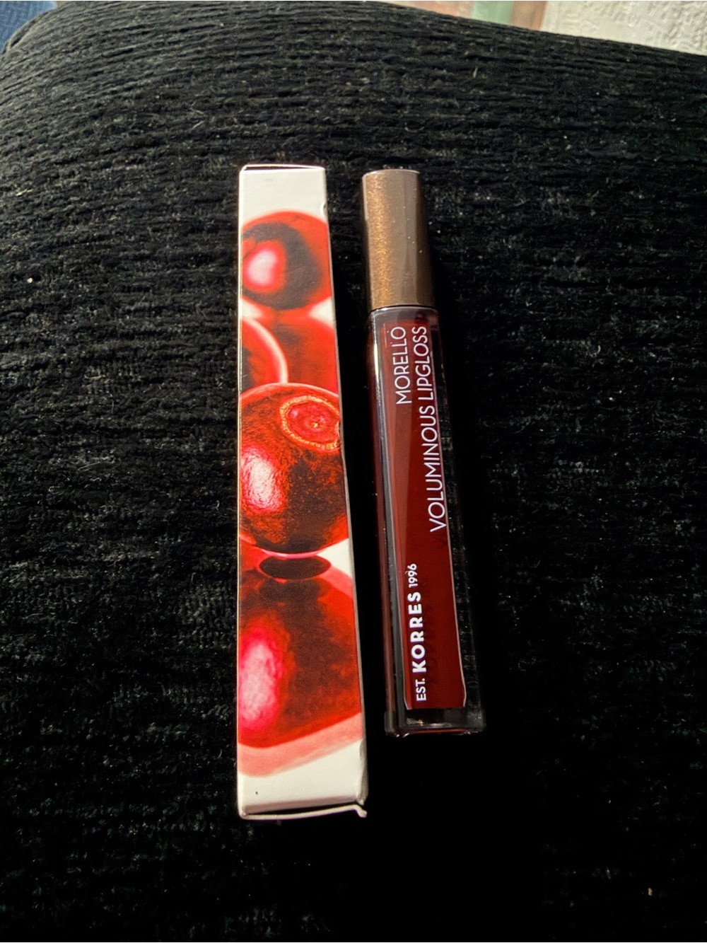 Korres Morello Voluminous Lipgloss — #58 Bloody Cherry.  Brand New